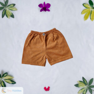Cotton Baby Shorts - Brown - Tiny Kiddies - Sri Lanka